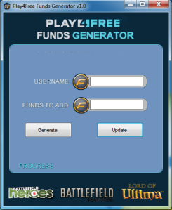 À propos de Play4Free Funds Générateur